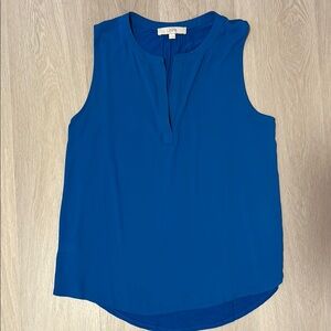 LOFT Women's Blue Sleeveless Top
